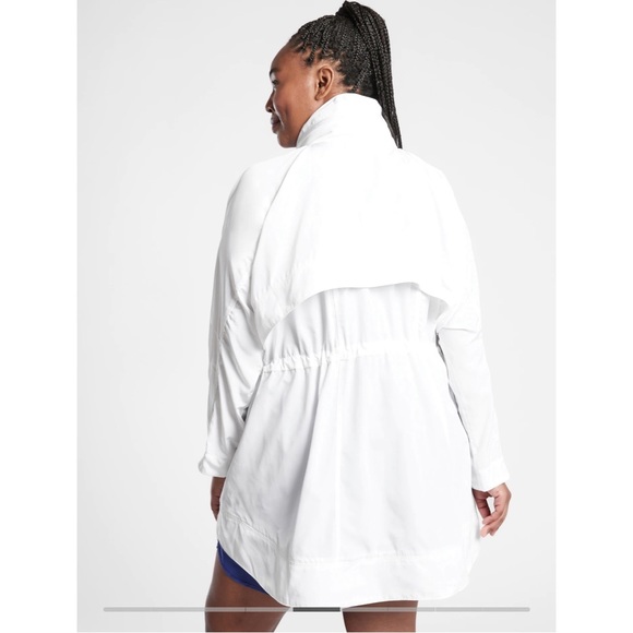 Athleta Drip Drop Jacket SZ 1X - NWT - White - Picture 3 of 15
